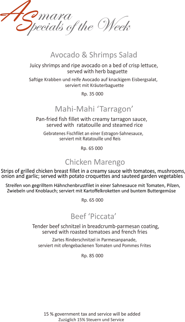 Specials