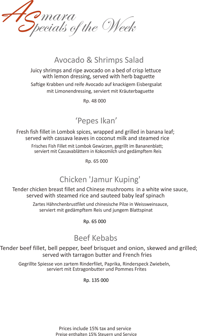 Specials