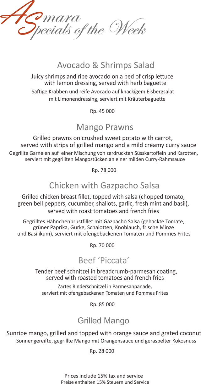 Specials